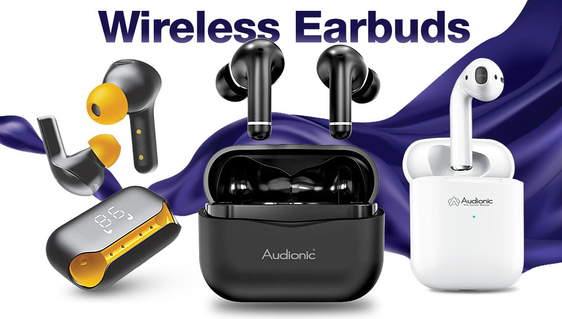 Audionic Best Cheap Wireless Earbuds to Buy in Pakistan