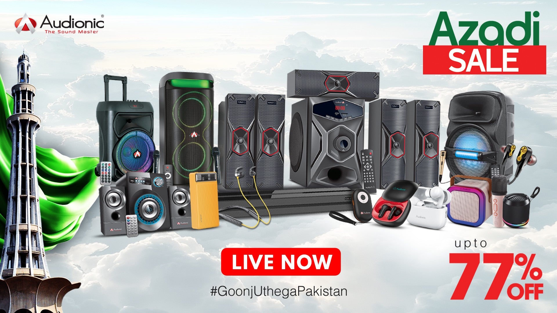 Audionic's Azadi Sale is Live