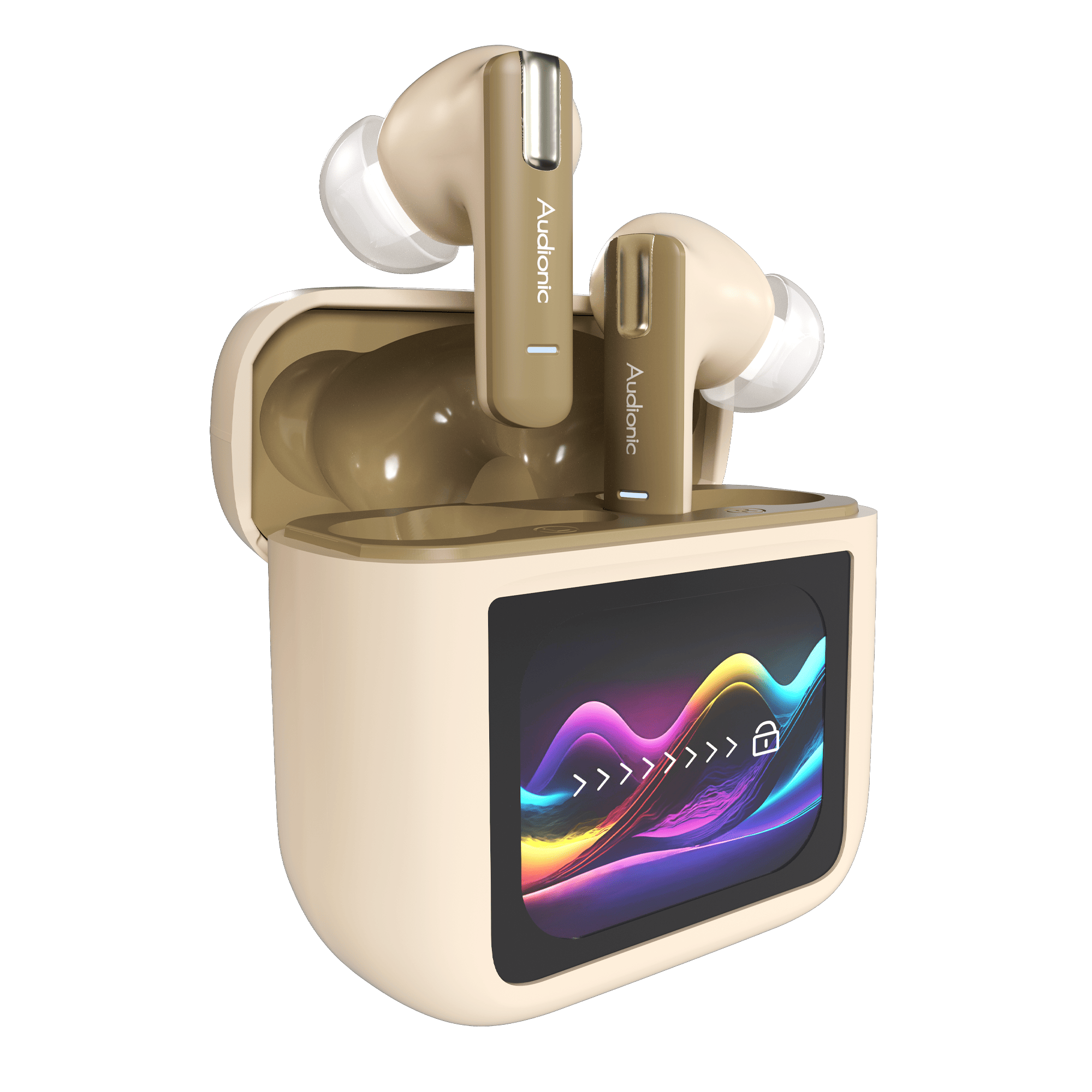 Trance Airbud 810 with Display and ANC - Audionic