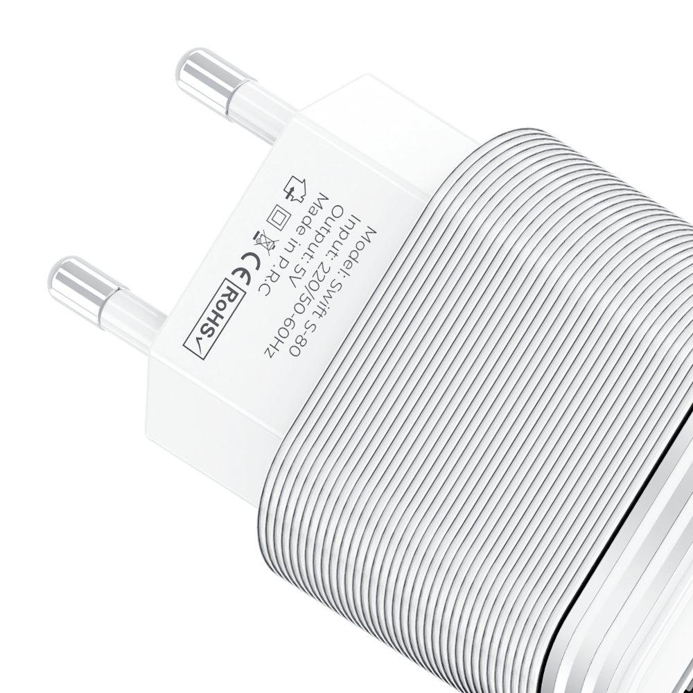 S-80 Type C 2.1 USB Port Charger - Audionic