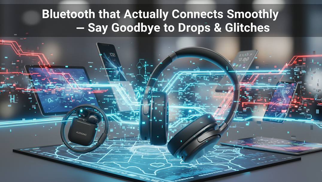 Bluetooth that Actually Connects Smoothly — Say Goodbye to Drops & Glitches