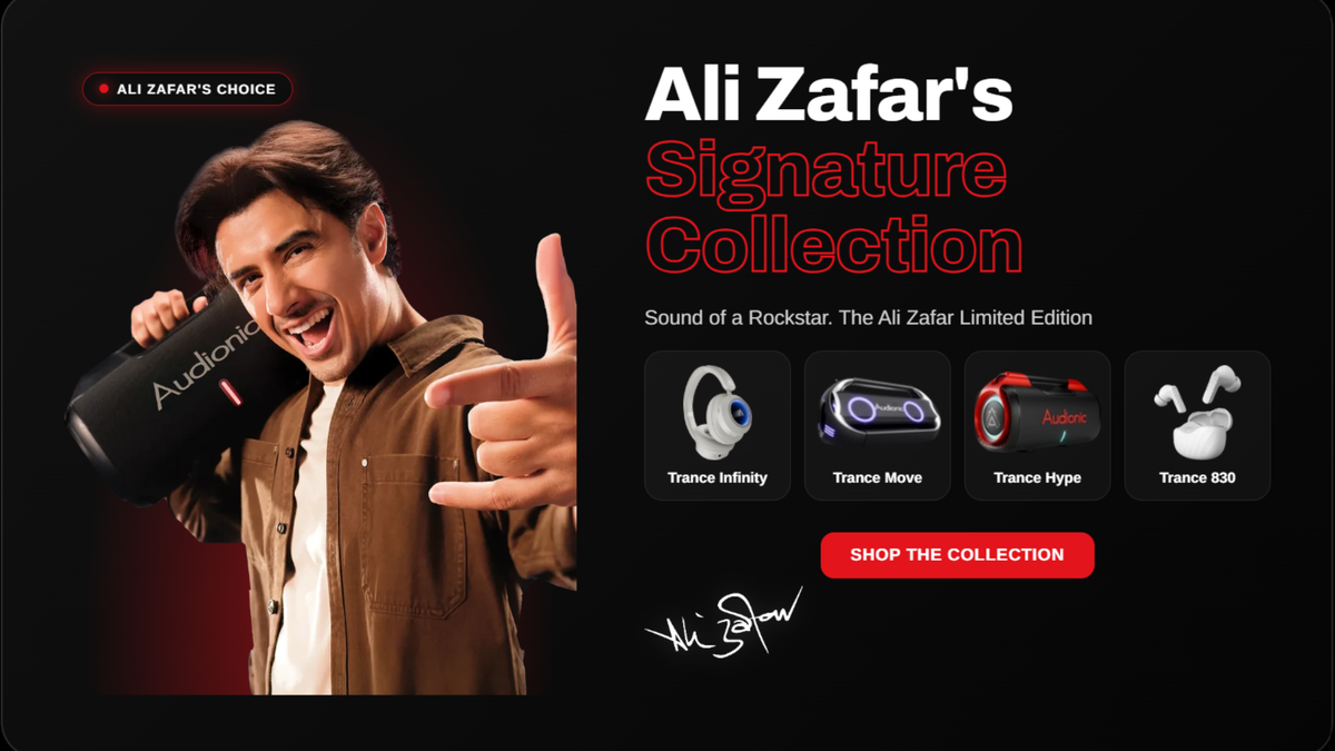 Vibe Tou Hai – Audionic's Ali Zafar Signature Collection