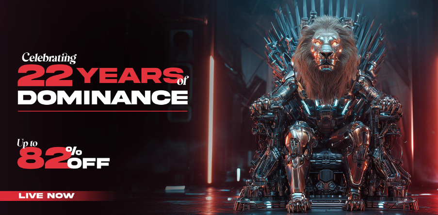 22nd Anniversay Sale is Live NOW!