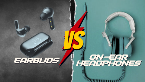 Product Comparison: Earbuds VS On-Ear Headphones
