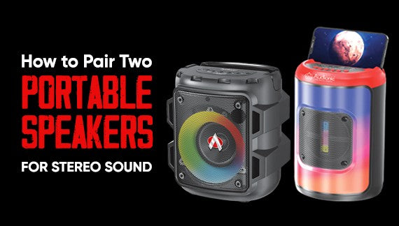 How to Pair Two Portable Speakers for Stereo Sound
