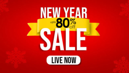 New Year Sale is LIVE! Up to 80% OFF