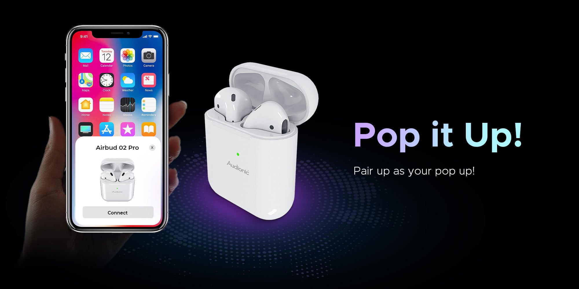 Audionic Airbud 2 Pro Wireless Earbuds- Computer Choice