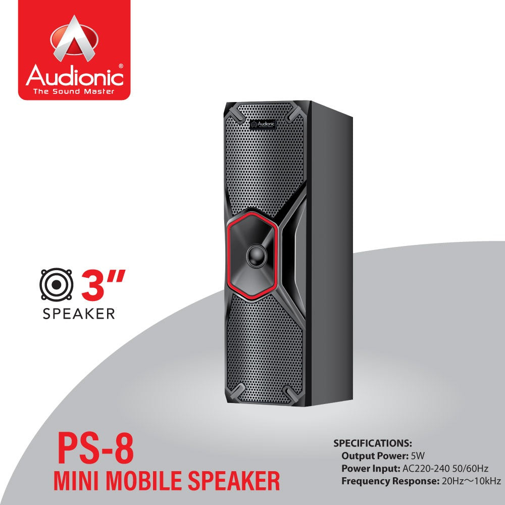 PS 8 Mini Mobile Speaker - Audionic