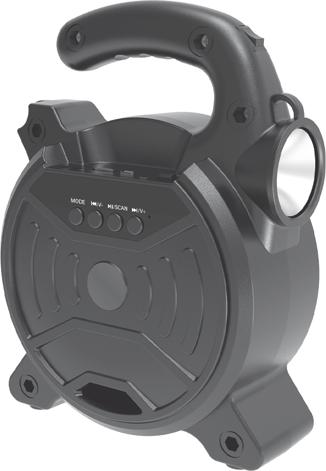 Sugar 8+ Portable Speaker With Torch - Audionic - The Sound Master