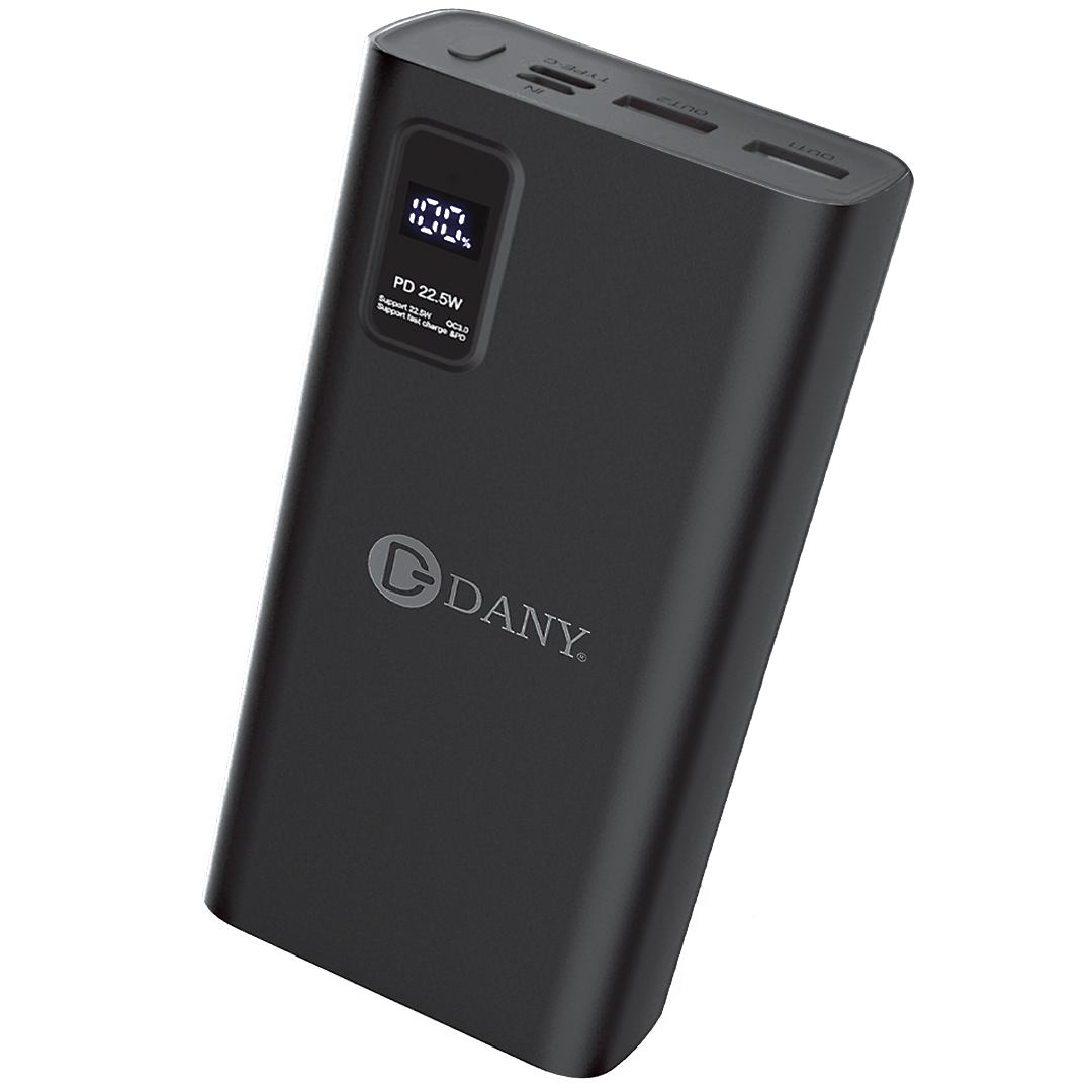 Dany TITAN T-100 Black 20000 Mah Power Bank - Audionic