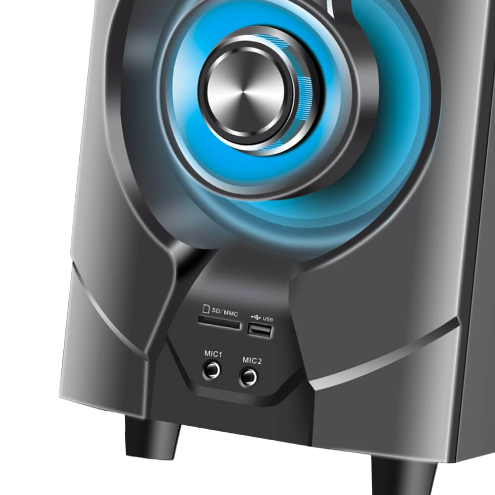 Audionic R&b 115 Audionic Reborn RB-110 (2.1 Channel multimedia speaker) Home theater