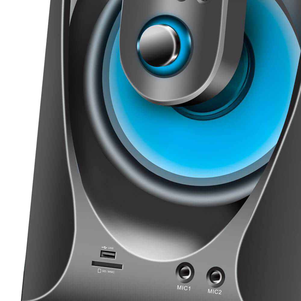 REBORN RB-95 (2.1 CHANNEL MULTIMEDIA SPEAKER) - Audionic