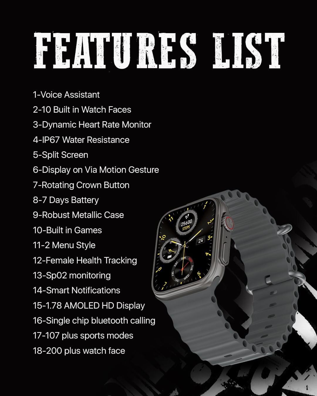 Buy Pulse Pro Smart Watch online in Pakistan – Audionic